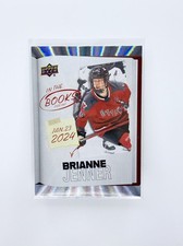 2024 Brianne Jenner #ITB-15 UD Tim Hortons In The Books Ottawa Charge PWHL Card