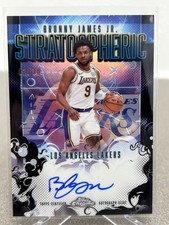 2025-26 Topps Chrome Bronny James Jr #SM-BJJ Stratospheric Signatures Black /10