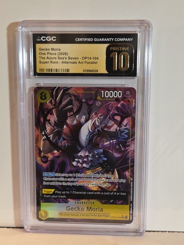 Gecko Moria (Alternate Art) graded CGC 10 for sale on eBay