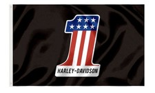 Harley Davidson Motorcycle Enthusiast 3x5 Ft Flagbanner Garage Wall Banner