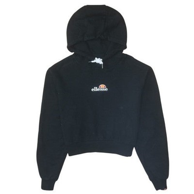 Schwarzer Damenpullover Hoodie UK-Größe 14 von Ellesse