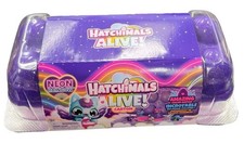 Hatchimals Alive, Neon Rainbow Egg Carton Toy with 5 Mini Figures