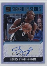 2018-19 Panini Donruss Signature Series Bismack Biyombo #SG-BMB Auto je7