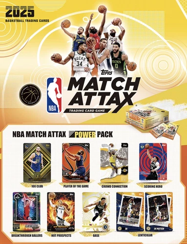 2025-26 Topps Match Attax NBA Power Pack Box*1 Cooper Flagg RC Rookie Kayou - Picture 5 of 11