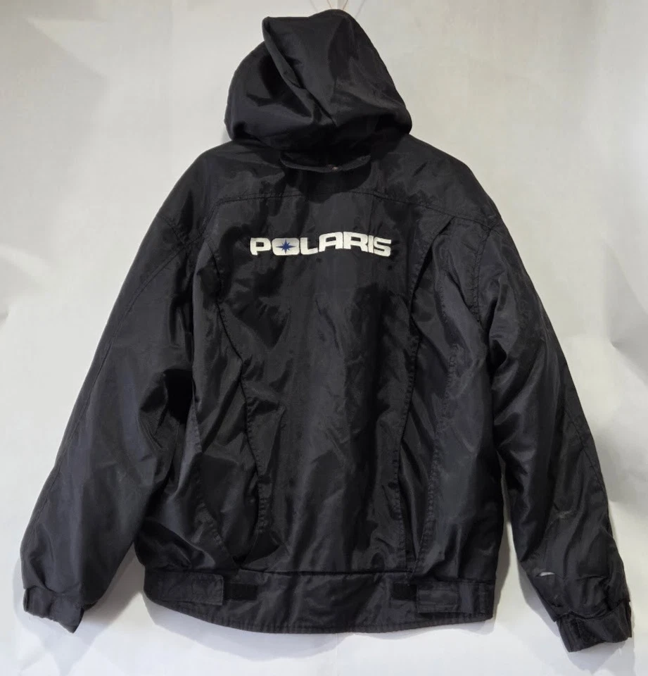 Polaris V.I.P. vintage Chaqueta cortavientos con capucha Snowmobile XL "Fitzmaurice" Foto 2 de 4