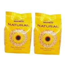 Waxness Wax Necessities Hard Wax Beads Natural 2.2 lb / 1 kg Pack of 2 