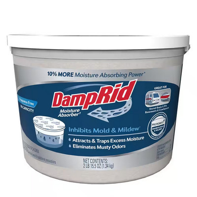 Hi-Capacity Moisture Absorber Bucket 2.15 lb Fragrance Free Damp