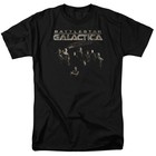 Battlestar Galactica Battle Cast Mens T Shirt Black Officially Licensed