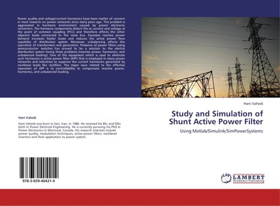 Hani Vahedi | Study and Simulation of Shunt Active Power Filter | Taschenbuch