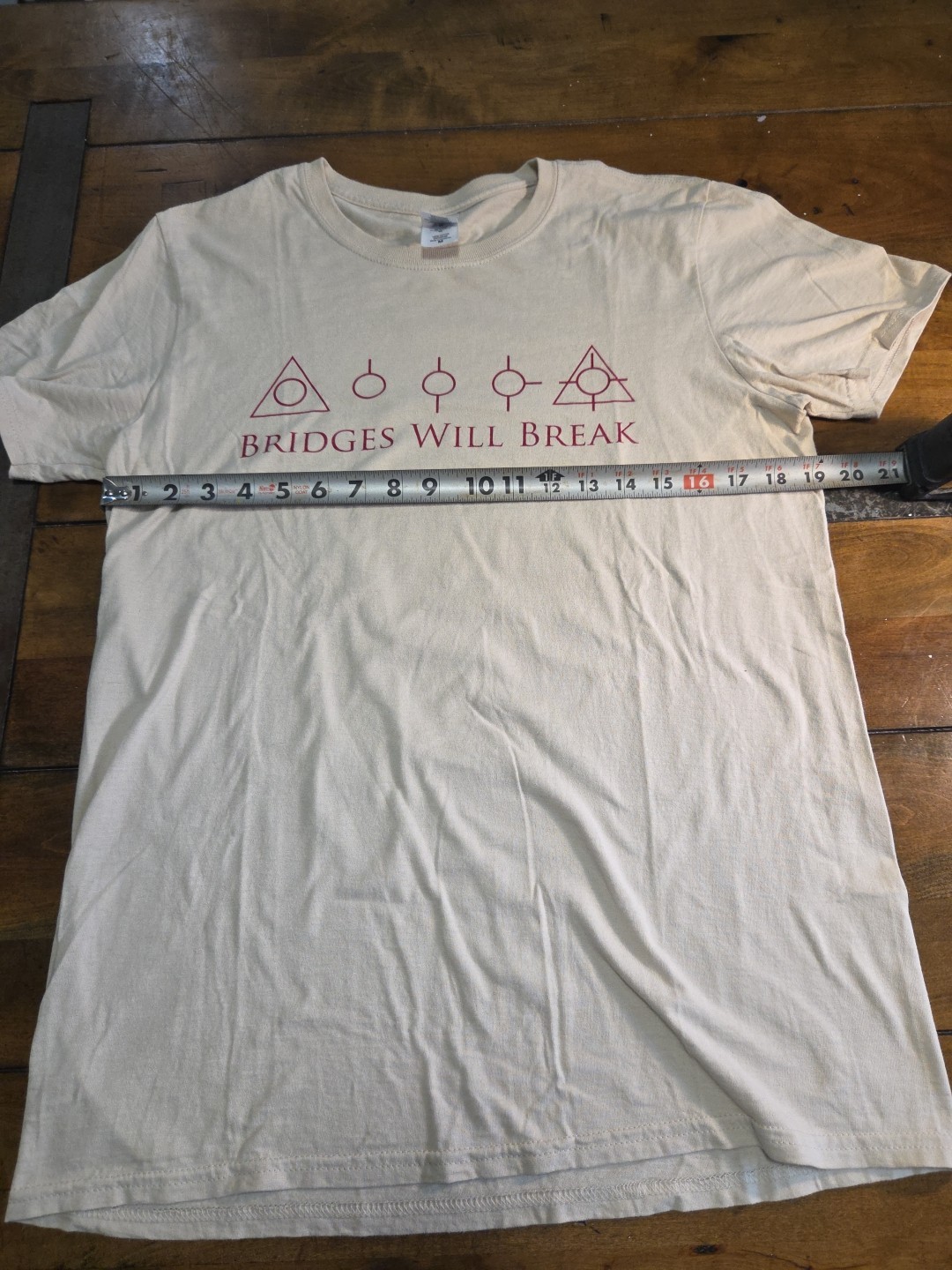Bridges Will Break Band Tee Size M  Color Pop Graphic Alt Rock Post Hardcore image 4