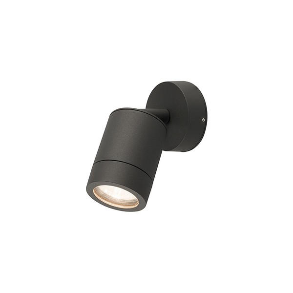Wandleuchte Graphit Verstellbar Schwenkbar GU10 H:14 Cm Spot Leuchte Wohnzimmer-image