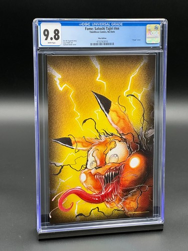 Fame Satoshi Tajiri CGC 9.8 - Venomized Pikachu - Demir Pika Virgin Edition