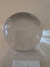 Glass Dome Magnifying Round Dome Paperweight 3 inch Diameter