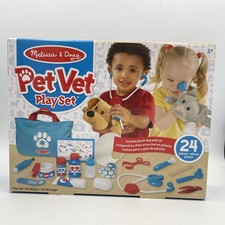 Melissa  Doug Examine  Treat Pet Vet Play Set Open  Damaged Box