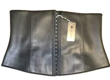 Boustier Women's Size 5XL Costume Black YIANNA Black Underbust Waist Goth