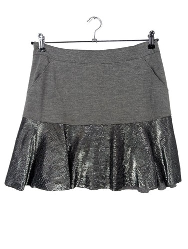 PINKO Gonna a balze Donna Gonna Taglia IT 42 grigio chiaro stile casual - Foto 1 di 5