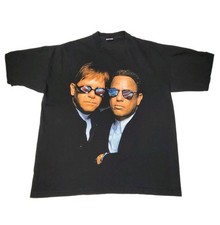 Vintage 1994 Elton John Billy Joel Face to Face Tour T Shirt XL USA Made RARE