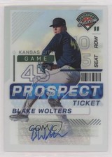 2024 Panini Prospect Edition Silver Prizm Signatures Blake Wolters #82 Auto v9t