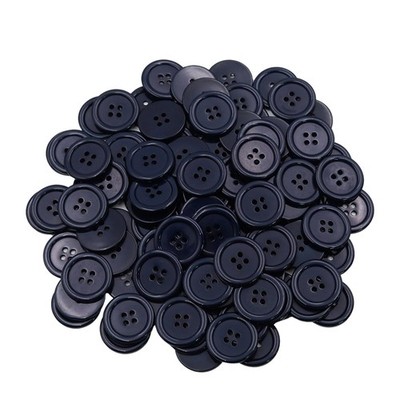 Yucenora 120PCS 1 Inch Navy Blue Buttons for Crafts, 1 (25mm),