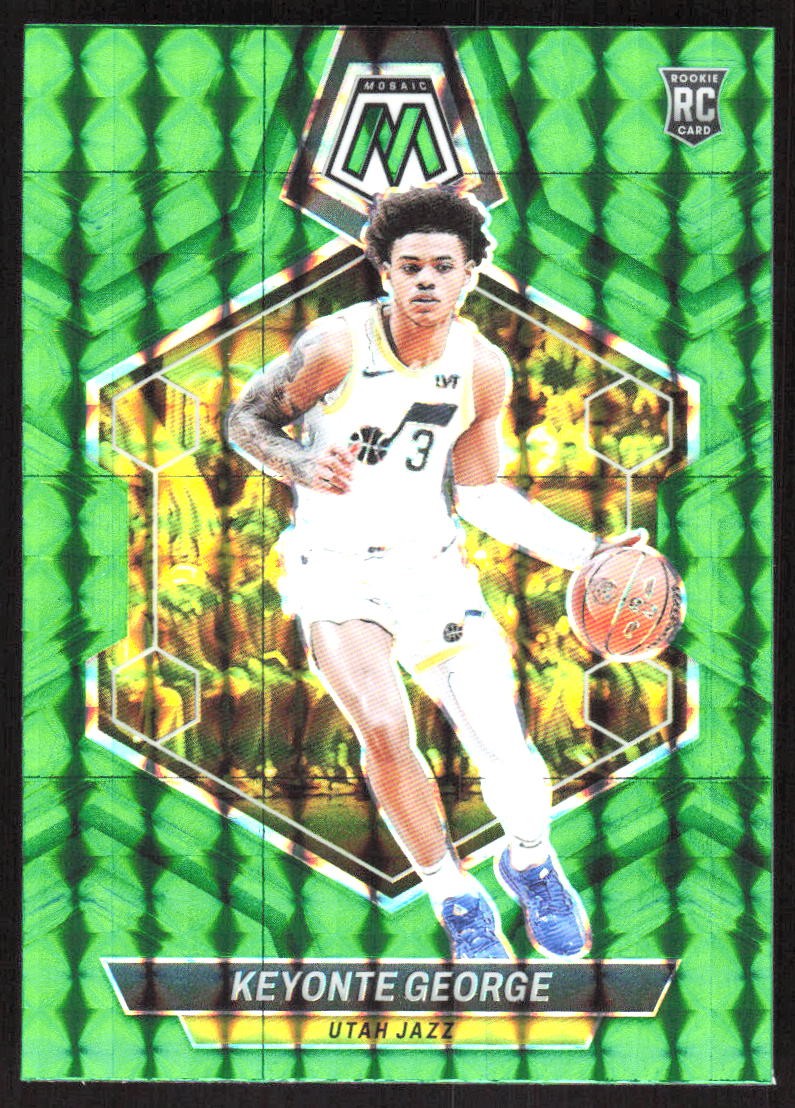 2423G 2023-24 Panini Mosaic #222 Keyonte George Green