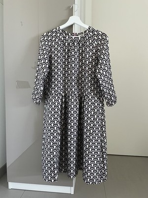 'S MAX MARA Seidenkleid Iride-Print Gr. DE 34-36 Mehrfarbig Sommerkleid Wie neu 
