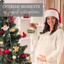 Expecting Baby Ornament 2026, Pregnancy Announcement Gifts for Family, Grandp...