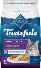 Tastefuls Natural Dry Food for Adult Cats 7+, Chicken & Brown Rice Recipe, 7-Lb. 9.14 per pound