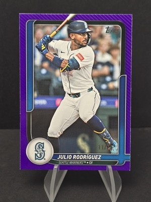 2026 Topps The Flagship Collection Julio Rodriguez Purple /75