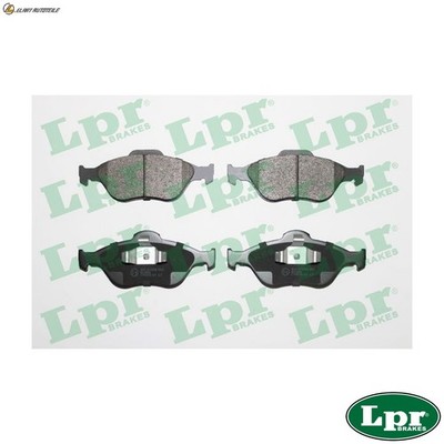 BREMSBELAGSATZ SCHEIBENBREMSE 05P1088 FÜR FORD CDC/CDB 1.6L CDRB/CDRA 1.6L 4cyl