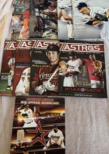 Houston Astros Gameday Magazine Lot 8 2003 2011 2013