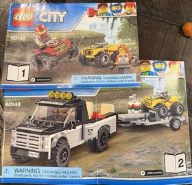 LEGO CITY: ATV Race Team (60148) Complete With Minifigs & Manual