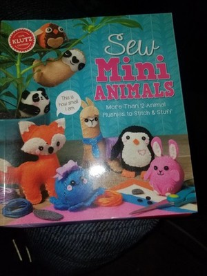 Klutz Sew Mini Animals Kit DIY Crafting Family Fun Kids Adults 