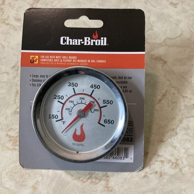 Char-Broil 3  Temperature Gauge Stainless Universal East To Read #6083