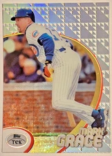 Mark Grace Chicago Cubs 1998 Topps Tek Baseball  #78 Pattern 19 Parallel