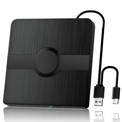 External Blu Ray Drive, BD Player with Read/Write Capability Portable Blu-ray...