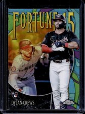 2025 Topps Chrome Dylan Crews Fortune 15 RC Rookie #F15-11 Nationals