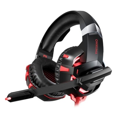 ONIKUMA K2A Over Ear Bass Surround Stereo Gaming Kopfhörer mit Mikrofon und...
