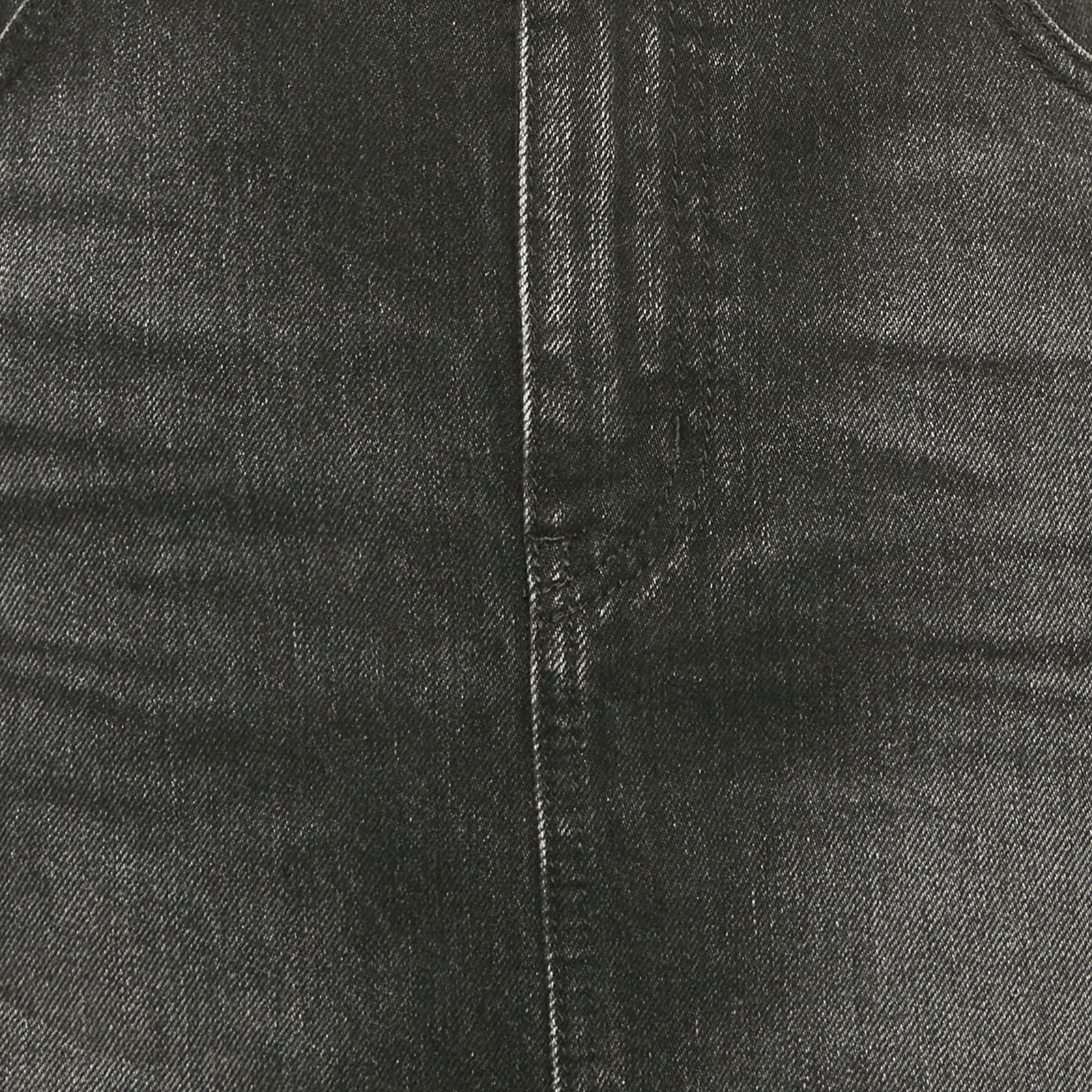 Saint Laurent Minigonna Denim Nero Lavato S