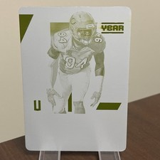 2017 Unparalleled YT-LF Leonard Floyd Chicago Bears Year 2 Yellow Printing Plate