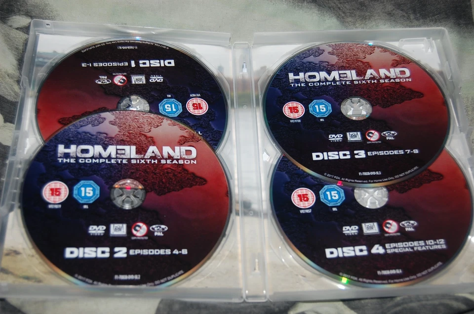 HOMELAND SEASON 6 (DVD Boxset, 2017) - Image 3 of 3