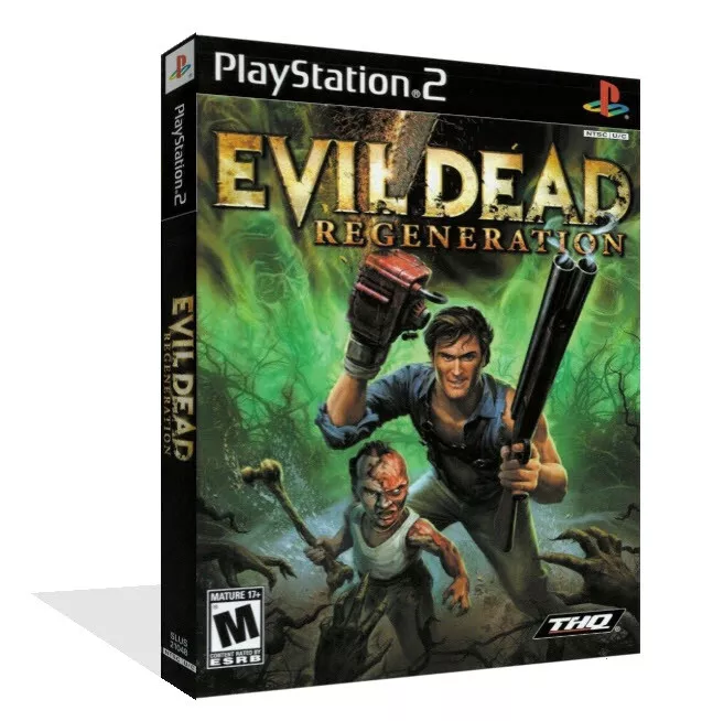 Evil Dead Regeneration PS2 Replacement Game Box Case + Cover Art Work Only