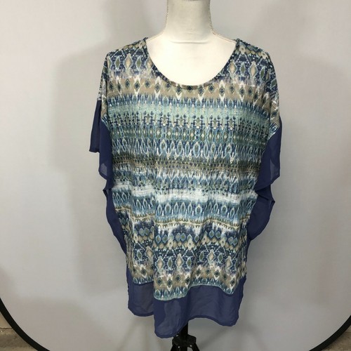 100 polyester plus size tops