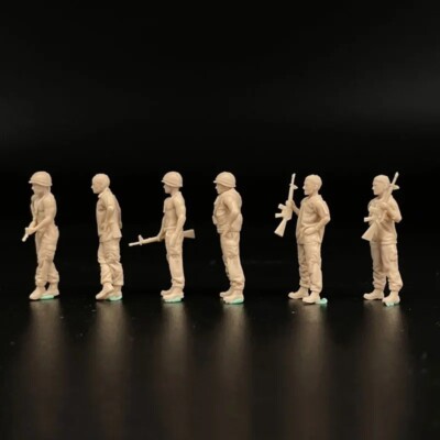 1/35] Maquette de soldat en résine Maquette de soldat américain WWII