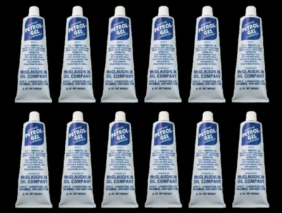 MCGLAUGHLIN Petrol-Gel lubricant 12 x 4oz Tubes For Ice Cream van