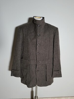 ジャケット・アウター eaphi WOOL TWEED JACKET ジャケット・アウター Eaphi wool tweed jacket Crop tweed