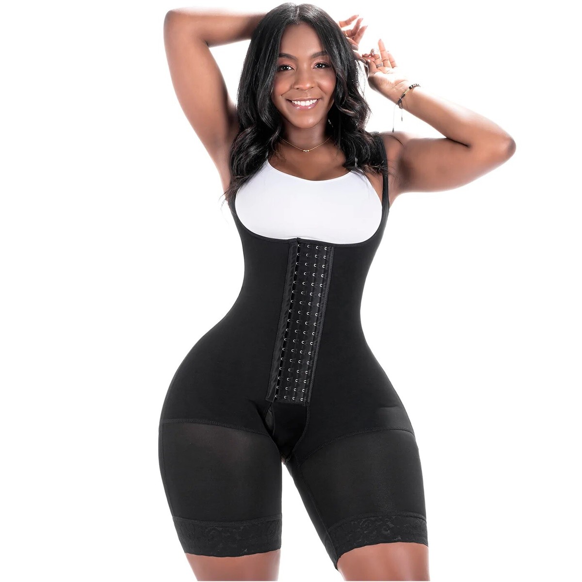 hourglass post surgery Colombian Faja Curvy Wide Hips Small Waist
