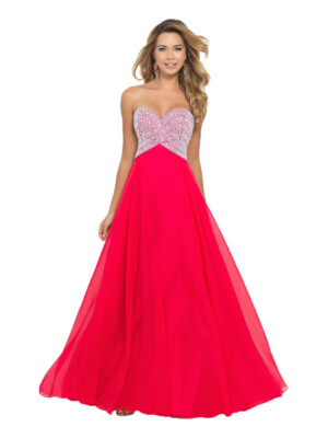 cerise prom dress Cerise Pink Colour Dress