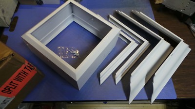 1   Columns Inc. 8'' SQ Elite White Split SE08CABSETS, Cap / Base. New in Box
