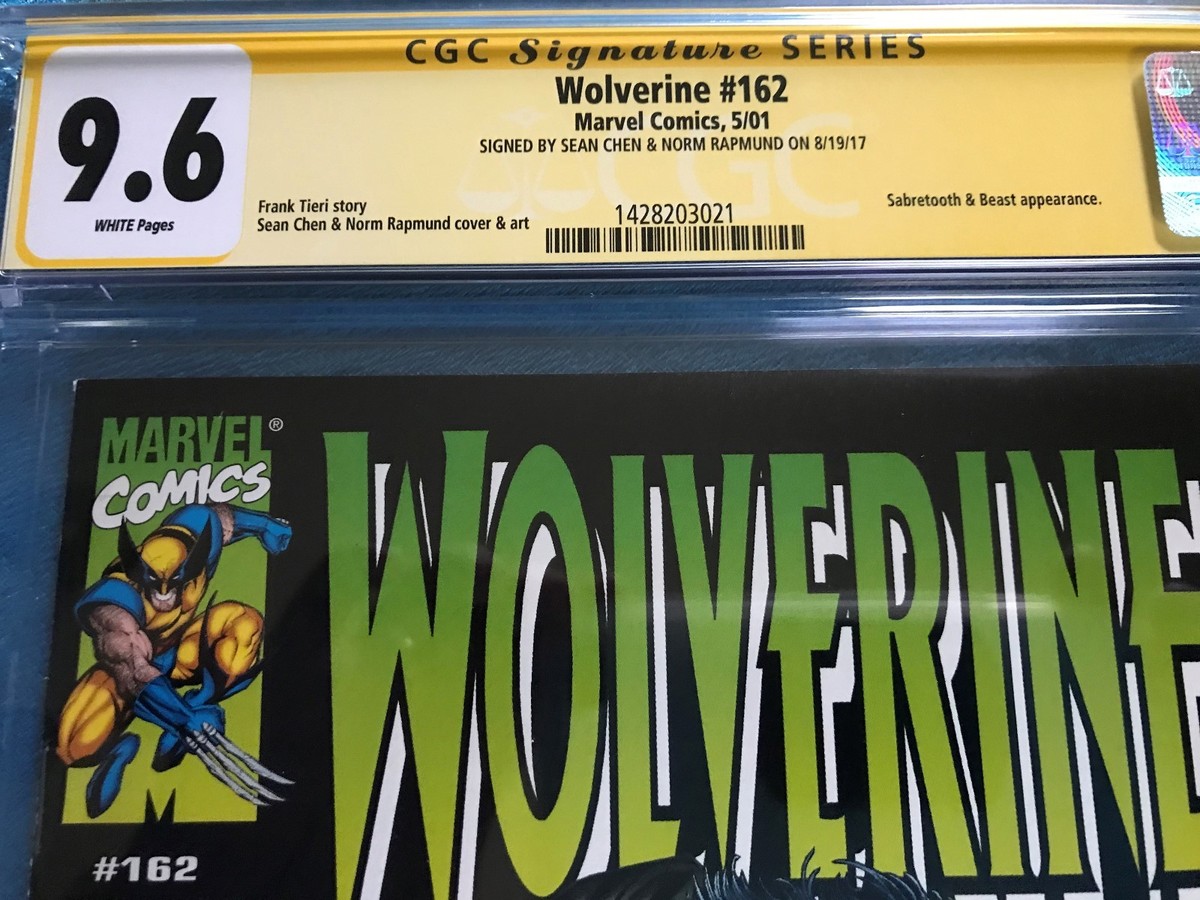 MARVEL ウルヴァリン sp Wolverine #162 - Marvel - CGC SS 9.6 NM+ - Signed by Sean Chen