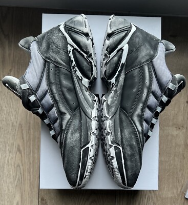MM6 Maison Margiela Distressed Nylon Runner Black Trainers | eBay